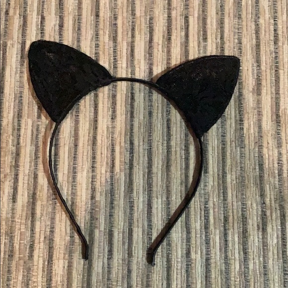 Black cat headband - Picture 2 of 2